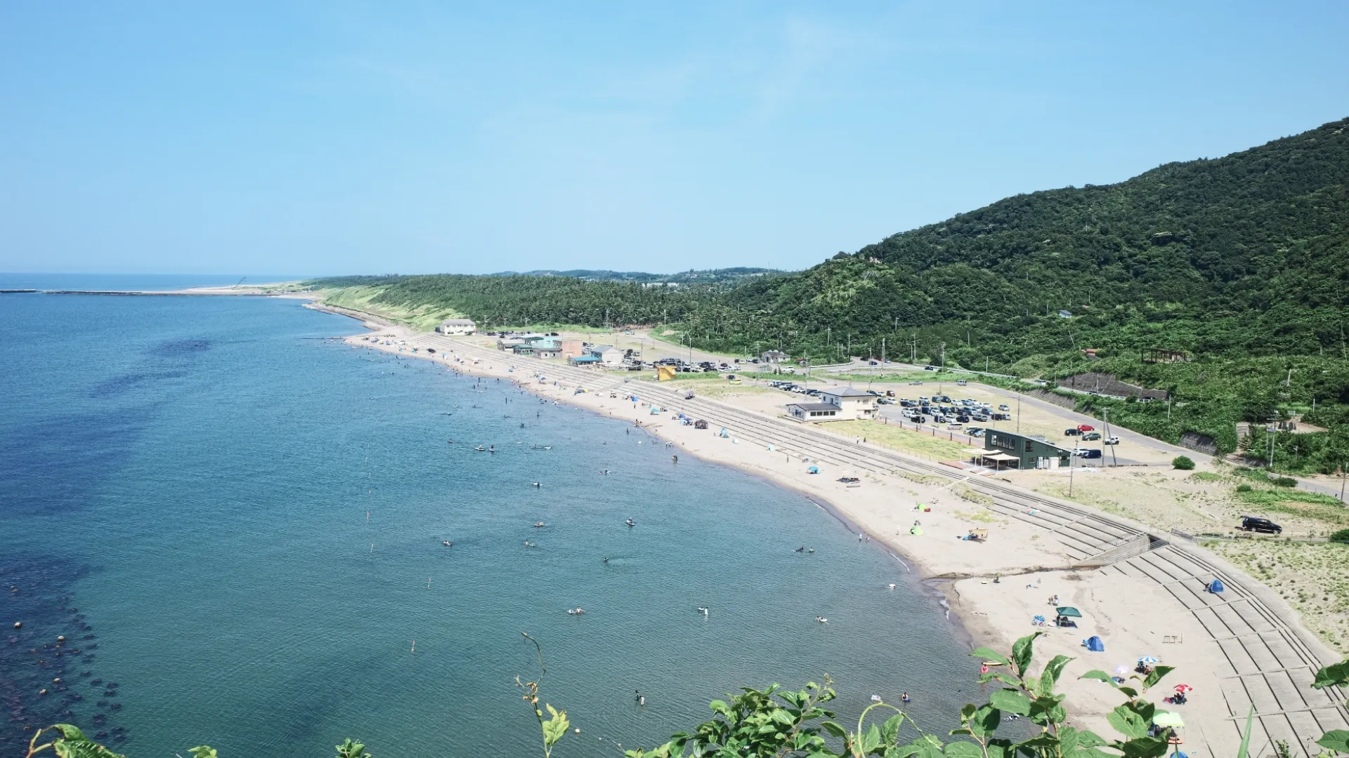 角田浜の風景